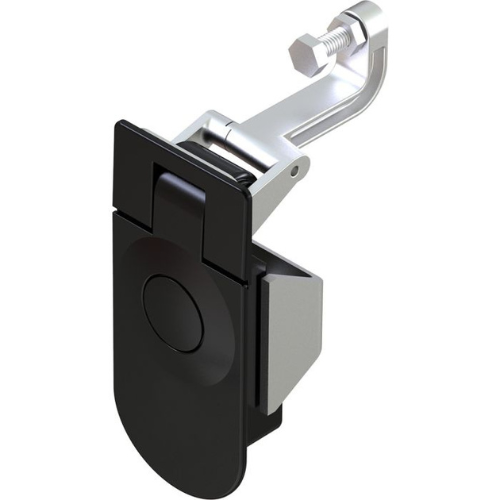 Lever Latch, Tooling Secured, Black Powder Coated Finish, Panel Thickness 21-31mm, Grip Range 29-45mm, Metrol - 1245-429-203