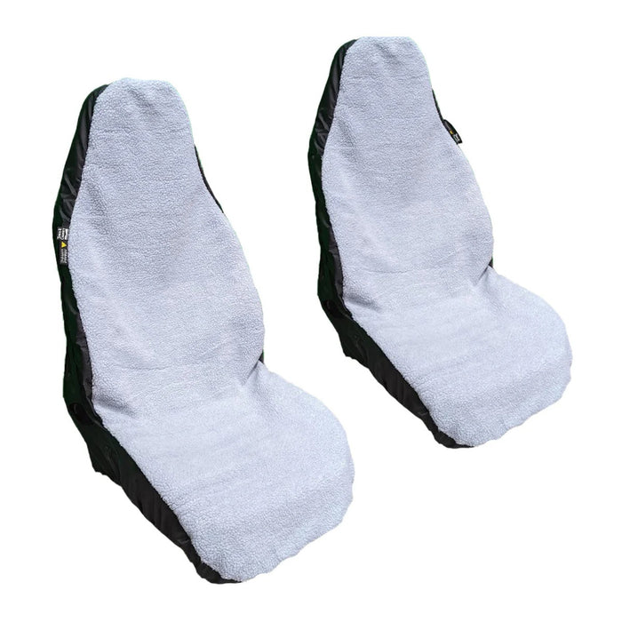 Fluffy Seat Cover For Car, Driver & Single Passenger Seat, Town & Country - UN5048+UN6892