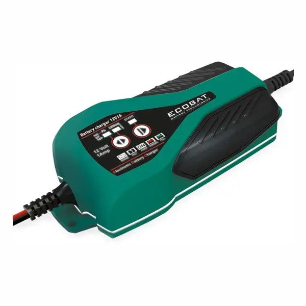 Ecobat Battery Charger 12/24V 16A - EBC1UK, 1 Year Warranty