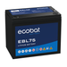 Ecobat Lithium – EBL75 Leisure Battery, 12.8V 75Ah, 5 Years Warranty