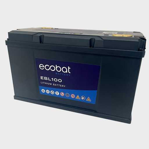 Ecobat Lithium – EBL100 Multi Purpose Battery, 12.8V 100Ah, 5 Years Warranty