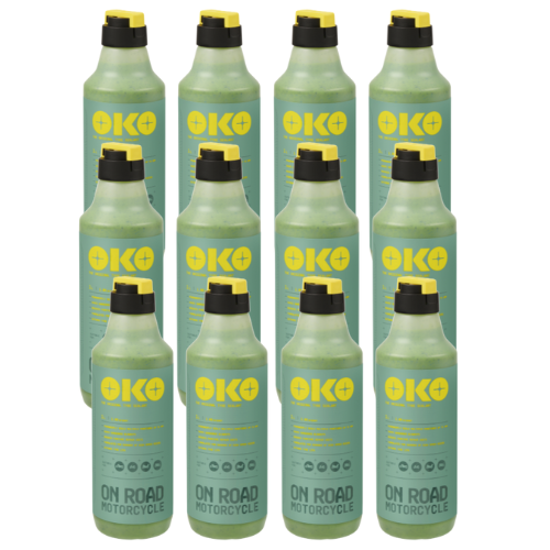 OKO On-Road Motorcycle Tyre Sealant, 1 Litre, Pack of 12