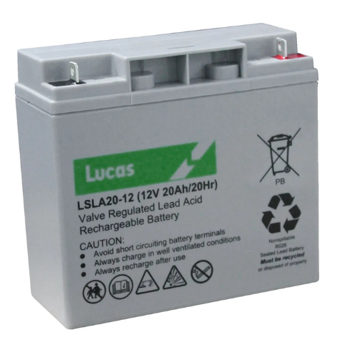 Lucas LSLA2012 SLA Battery - 12v 20Ah, 1 Year Warranty