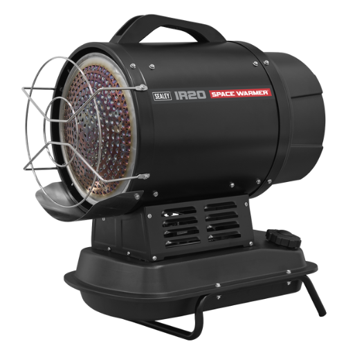 Sealey IR20 Infrared Kerosene/Diesel Heater 20kW 230V, Refurbished, Grade C, 6 Months Warranty