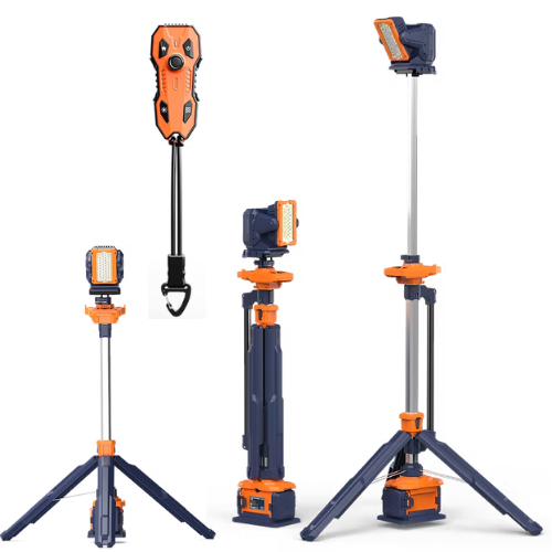 Power-2Go LED Work Light, Pan-Tilt Remote Control, 12,000 Lumens, PTG-PT-200H- Bare Unit