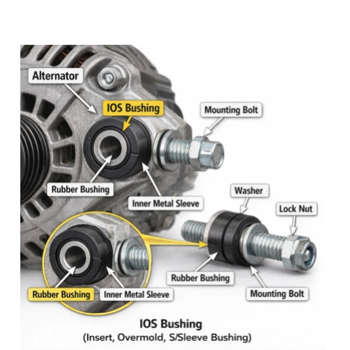IOS Bush For Alternator Off-Highway Equipment