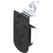 1245-2 Key CH751 Locking Black Powder Coated Lever Latch with Shutter, 1-14mm Grip Range, 1-11mm Panel Thickness