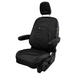 Volkswagen Transporter T7 (2025+) Single Passenger Seat Cover, Black - TA8810 - Town & Country