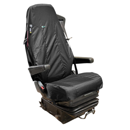 Volvo FM Passenger Seat Cover, Black - TR8575 - Town & Country