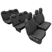 Peugeot Traveller Driver & Dbl Psgr Seat Cover Set, Black - CP01BLK+TA4416+TA4393+TA4409 - Town & Country