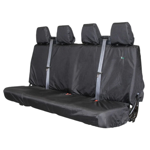 Ford Transit Chassis Cab/Tipper 2014+ Crew Cab Seat Cover, Black - TTC14BLK - Town & Country