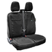 Ford Transit Custom 2024+ Double Passenger Seat Cover, Black - TA7974 - Town & Country