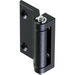 Screw On Hinge with 5mm Through Holes, Black Texture Powder Coated Finish, Hinge Height Standard, Metrol - 2123-01-20