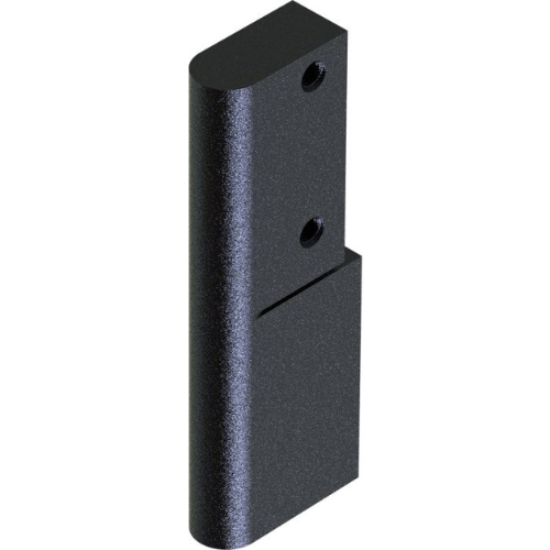 Lift Off Hinge with M5 Stud, Black Texture Powder Coated Finish, Size 90x12mm, Metrol - 2206-30