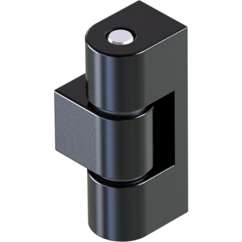 External Hinge, Black Powder Coated Finish, Mounting Centre 32mm, Axial Load Capacity 411Kg per hinge, Metrol - 2316-45-10