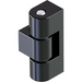 External Hinge, Black Powder Coated Finish, Mounting Centre 32mm, Axial Load Capacity 411Kg per hinge, Metrol - 2316-45-10