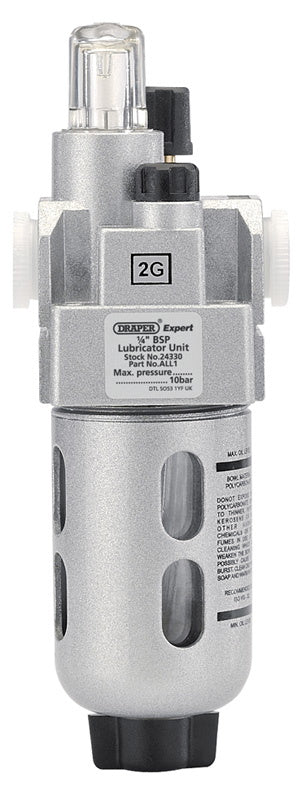 Draper 24330 1/4" BSP Lubricator Unit