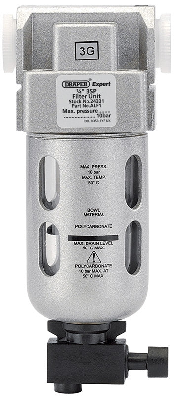 Draper 24331 1/4" BSP Filter Unit