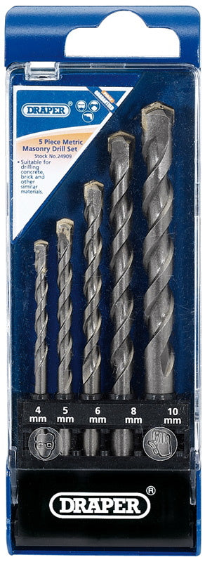 Draper 24909 Metric Masonry Drill Set (5 Piece)