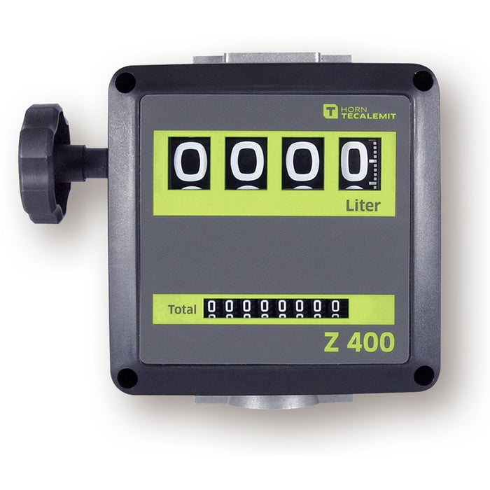 Tecalemit 253010100 Z400 Flow Meter, Direction from Bottom to Top