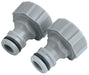 Draper 25906 Outdoor Tap Connectors, 3/4" (Pack of 2)