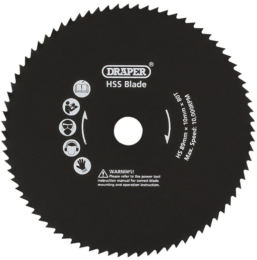 Draper 25914 89mm Metal Cut Blade for Storm Force® Mini Plunge Saw