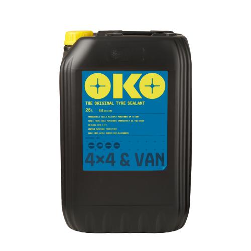 OKO OK013 4x4 & Van Tyre Sealant, 25L - Seals Up to 5mm