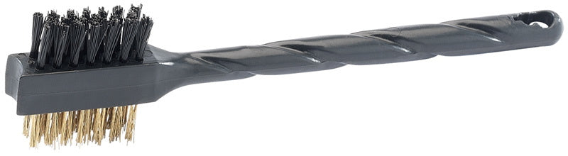 Welding Brass and Nylon Wire Brush, 175mm, 26318, Draper