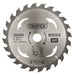 Draper 26465 TCT Construction Circular Saw Blade, 250 x 30mm, 24T