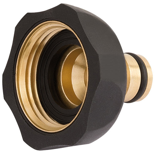 Draper 27697 Brass and Rubber Tap Connector, 1"