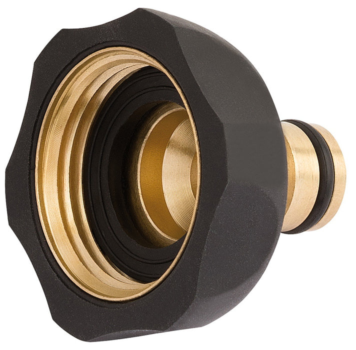Draper 27697 Brass and Rubber Tap Connector, 1"