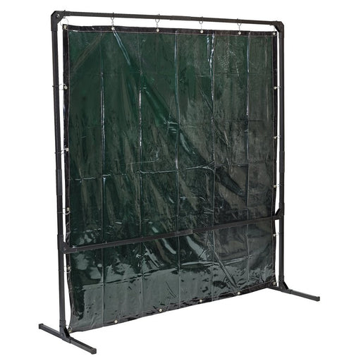Welding Welding Curtain with Metal Frame, 6' x 6' , 28406, Draper
