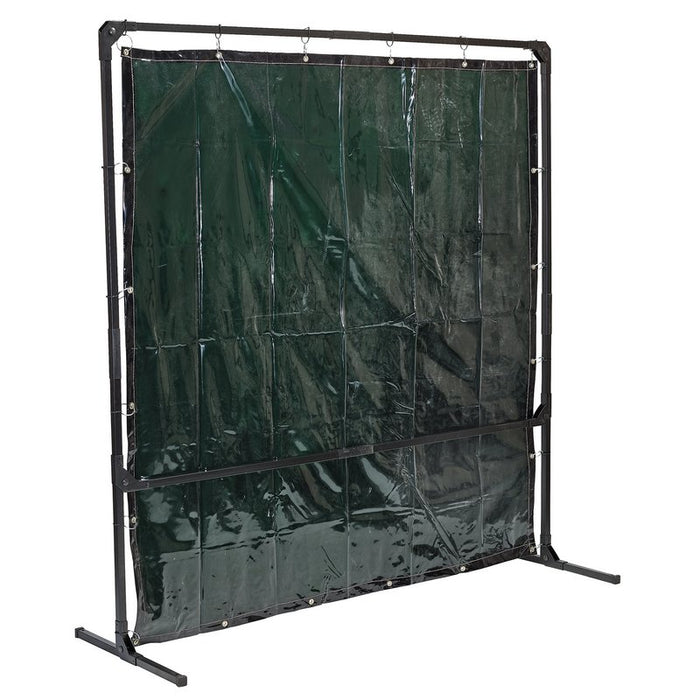 Welding Welding Curtain with Metal Frame, 6' x 6' , 28406, Draper