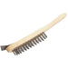 Welding 4 Row Wire Scratch Brush with Scraper, 290mm, 31573, Draper
