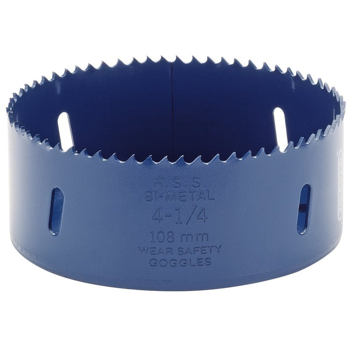 Draper 34771 HSS Bi-metal Holesaw Blade, 108mm