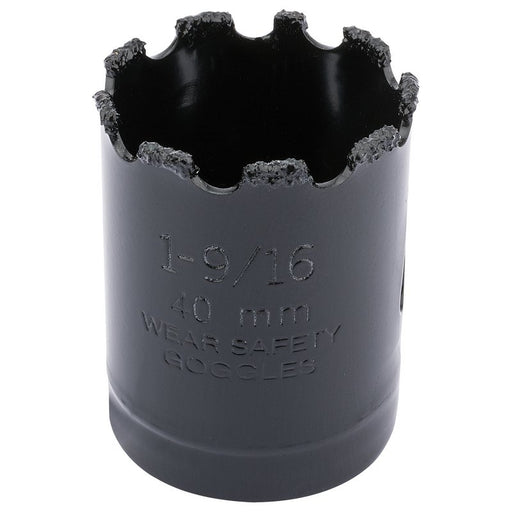 Draper 34893 Tungsten Carbide Grit Hole Saw, 40mm