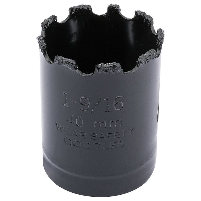 Draper 34893 Tungsten Carbide Grit Hole Saw, 40mm