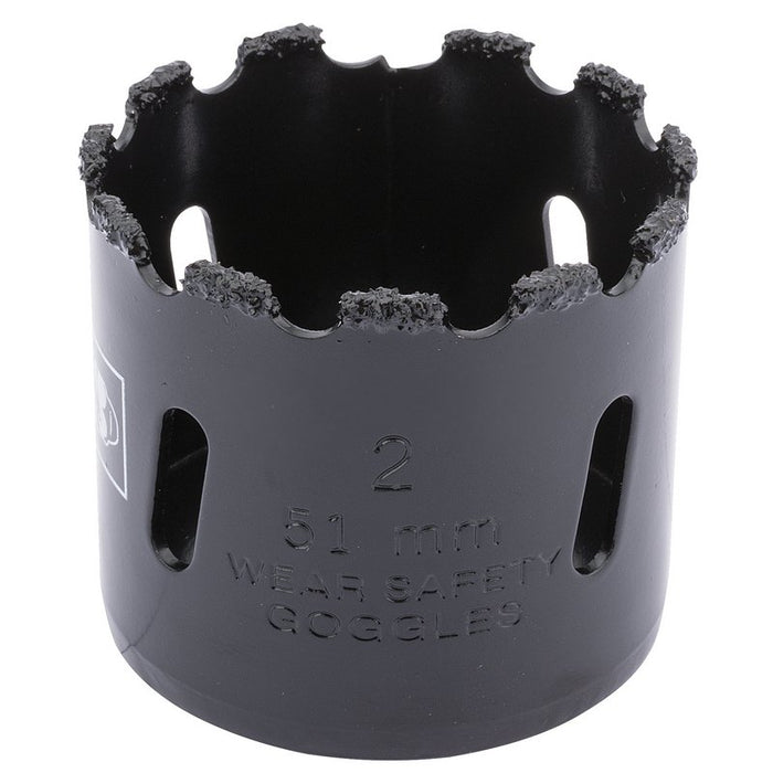 Draper 34943 Tungsten Carbide Grit Hole Saw, 51mm