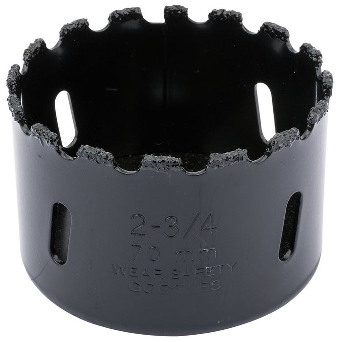 Draper 34952 Tungsten Carbide Grit Hole Saw, 70mm