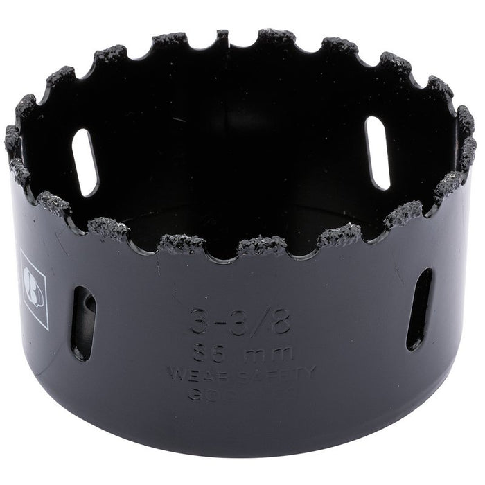 Draper 34961 Tungsten Carbide Grit Hole Saw, 86mm