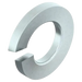 Spring Lock Washers - M3.5, D127B Steel, Zinc Plated, Fabory - 37020.035.001(Pack Of 100)