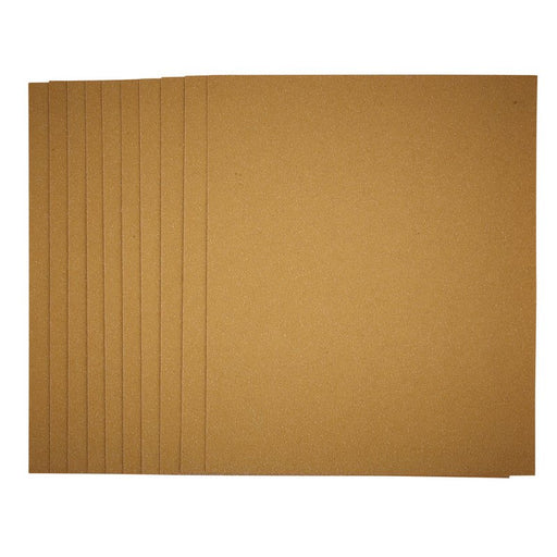 Draper General Purpose Sanding Sheets, 230 x 280mm, 60 Grit - Pack of 10, 37778
