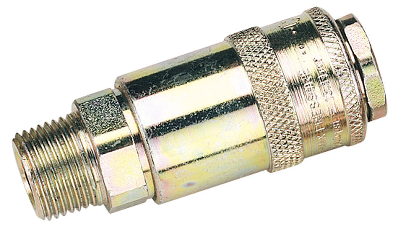 Draper 37835 3/8" Male Thread PCL Tapered Airflow Coupling (Sold Loose)