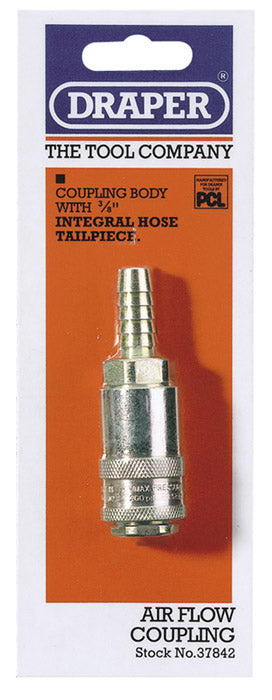 Draper 37842 3/8" Thread PCL Coupling with Tailpiece