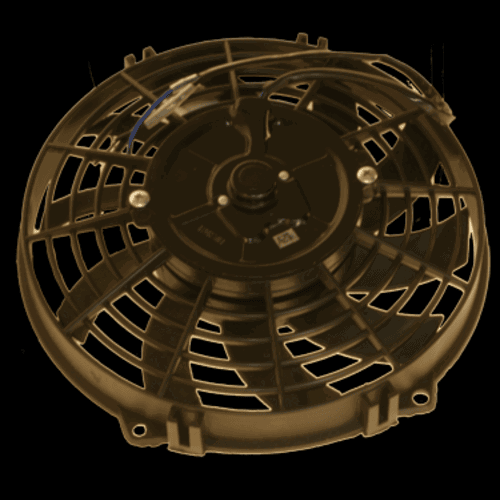 Radiator Fan - 9€³, Curved Blades, Pull Air Flow, 12v, CCL - 38-009PLC