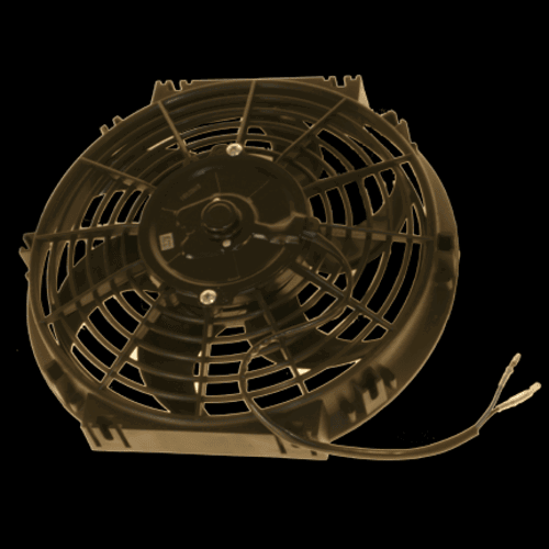 Radiator Fan - 10€³, Curved Blades, Pull Air Flow, 12v, CCL - 38-010PLC