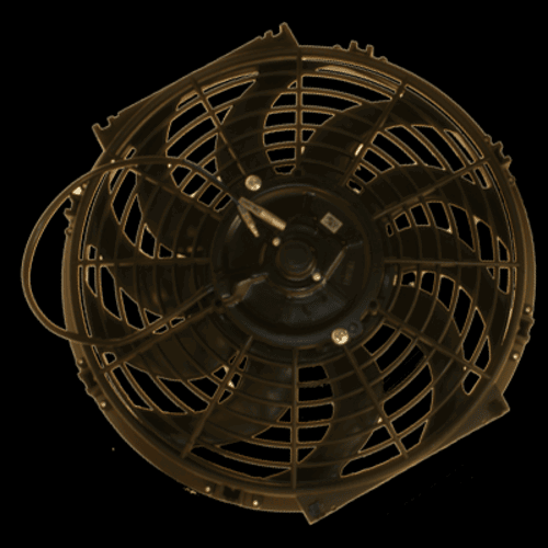 Radiator Fan - 12€³, Curved Blades, Pull Air Flow, 12v, CCL - 38-012PLC