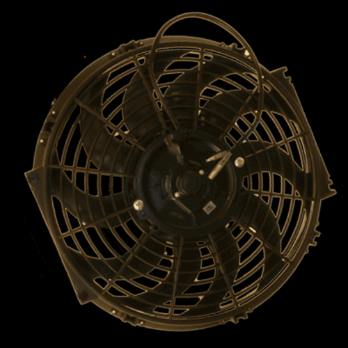 Radiator Fan - 12€³, Curved Blades, Push Air Flow, 12v, CCL - 38-012PSC