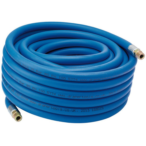 Air Line Hose, 15m, 1/4"/6mm Bore, 1/4" BSP, 38285, Draper