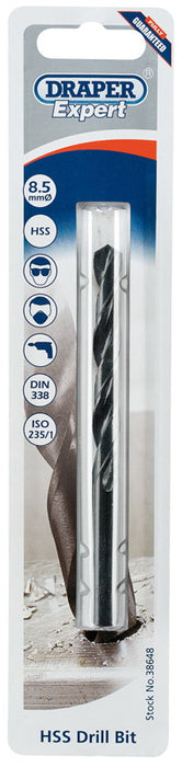 Draper 38648 HSS Drill Bit, 8.5mm